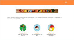 Desktop Screenshot of happyanimalsclub.org